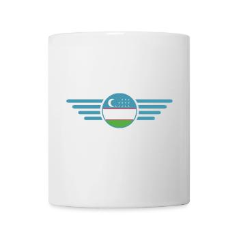 ich liebe Usbekistan, Eleganz Stil Design T-Shirt - Tasse - Weiß - Vorne