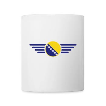 J’aime la Bosnie, T-shirt design de style élégance - Mug blanc - blanc - Devant