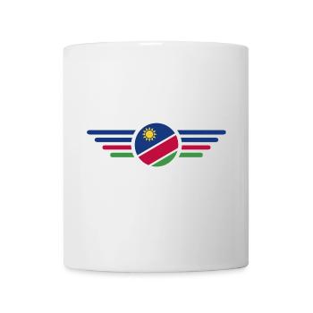 Ich liebe Namibia, Eleganz Stil Design T-Shirt - Tasse - Weiß - Vorne