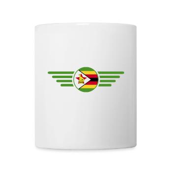 Ich liebe Simbabwe, Eleganz Stil Design T-Shirt - Tasse - Weiß - Vorne