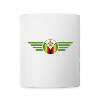 Ich liebe Simbabwe, Eleganz Stil Design T-Shirt - Tasse - Weiß - Vorne