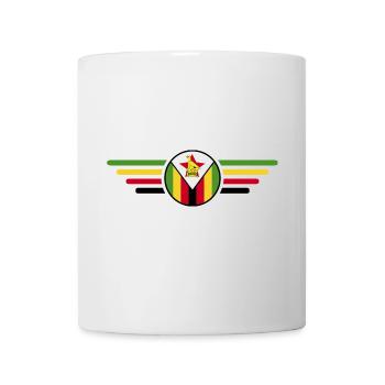 Ich liebe Simbabwe, Eleganz Stil Design T-Shirt - Tasse - Weiß - Vorne