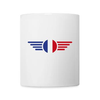 J’aime la France Elegance Style Design T-Shirt - Mug blanc - blanc - Devant