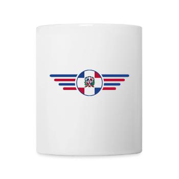 Ich liebe Dominikanische Republik Design T-Shirt - Tasse - Weiß - Vorne
