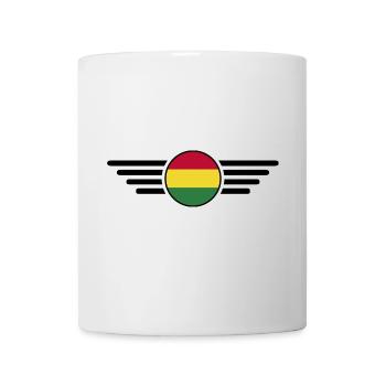 J’aime la Bolivie, T-shirt design de style élégance - Mug blanc - blanc - Devant