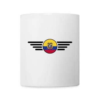 Ich liebe Ecuador Design T-Shirt - Tasse - Weiß - Vorne