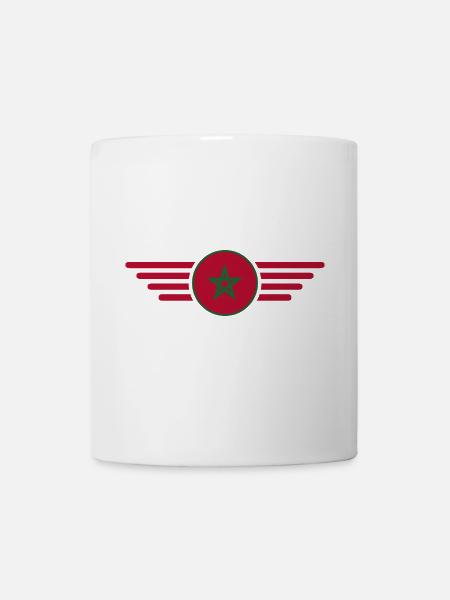 J’aime la République tchèque, T-shirt design de style élégance - Mug blanc - blanc