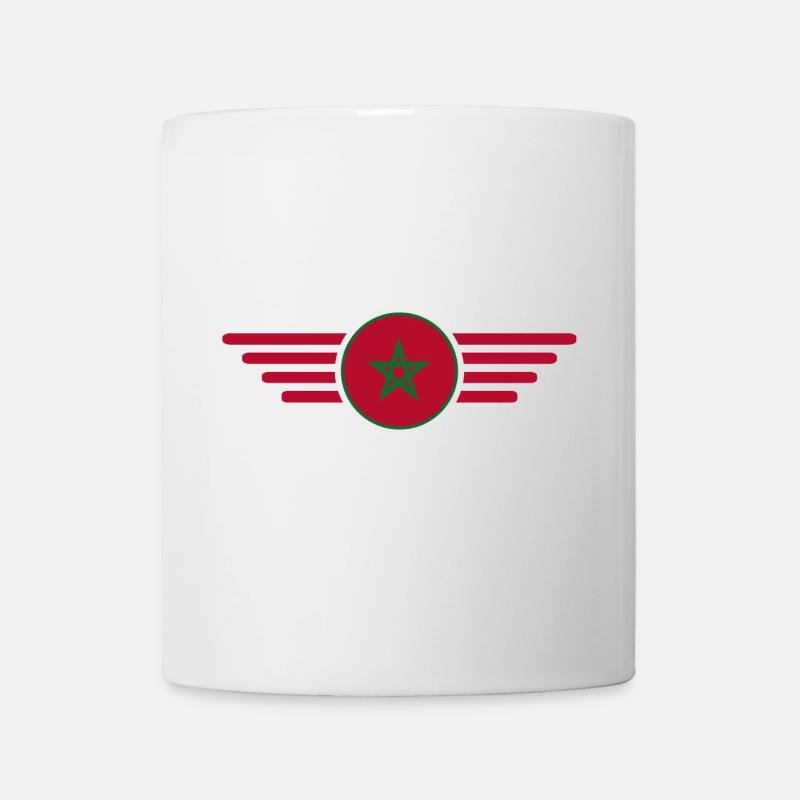 J’aime la République tchèque, T-shirt design de style élégance - Mug blanc - blanc