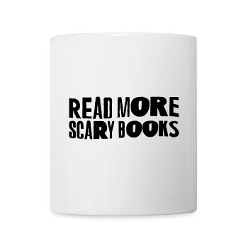 Lire la suite Livres effrayants 3 - Mug blanc - blanc - Devant