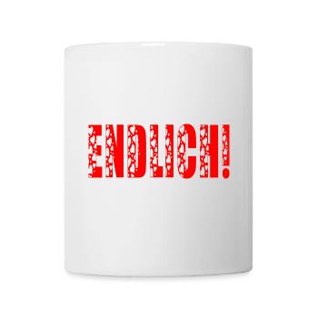 ENDLICH - Tasse - Weiß - Vorne