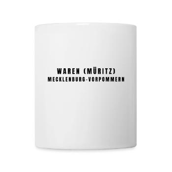 Waren (Müritz), Mecklembourg-Poméranie-Occidentale - Mug blanc - blanc - Devant