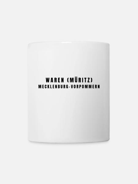 Waren (Müritz) Mecklenburg-Vorpommern - Tasse - Weiß