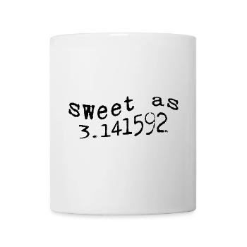 Sweet As 3.141592 3 - Mug - white - Front