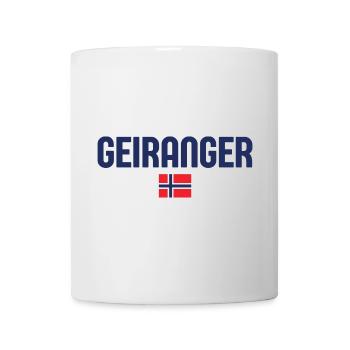 GEIRANGER, Norvège - Mug blanc - blanc - Devant