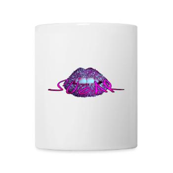 Zucker Lippen - Tasse - Weiß - Vorne
