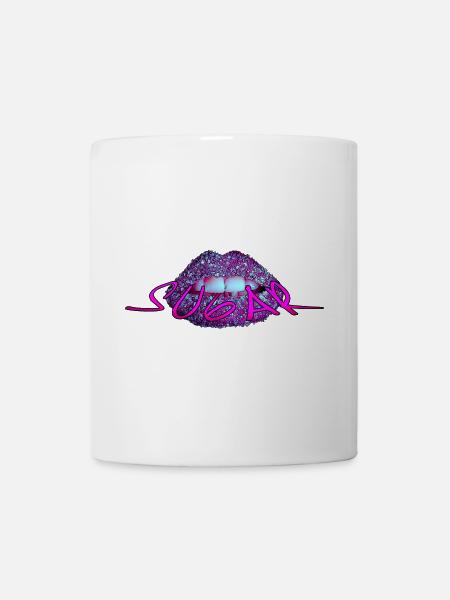 Lèvres en sucre - Mug blanc - blanc