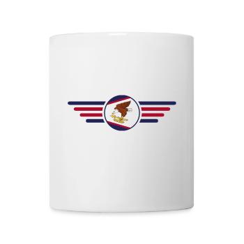 American Samoa, Elegance Style Design T-Shirt - Mug - white - Front