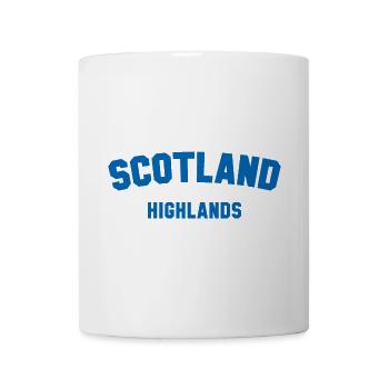 SCOTLAND HIGHLANDS Schottland - Tasse - Weiß - Vorne