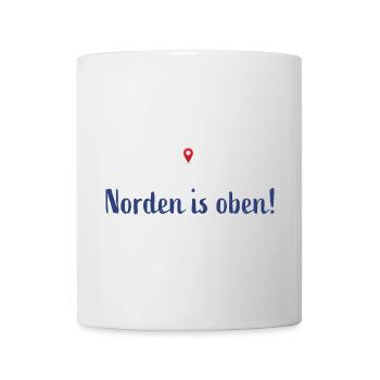 North is up - Mug - white - Front