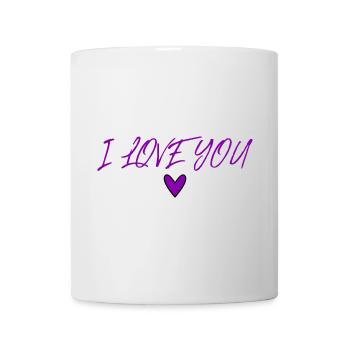 BONNE FÊTE. COEUR. BONNE FÊTE MAMAN. MAMAN - Mug blanc - blanc - Devant