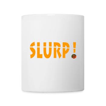 Vibrant Slurp Exclamation Graphic Design - Mug - white - Front