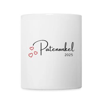 Patenonkel 2025 - Tasse - Weiß - Vorne