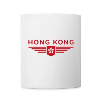 Ich liebe Honkong Fan, Design T-Shirt Outfit - Tasse - Weiß - Vorne