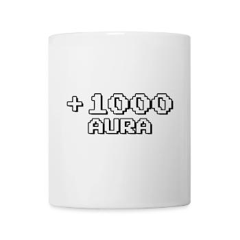 Plus 1000 Aura - Shirt - Mug - white - Front