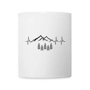 Battement de cœur des montagnes - Mug blanc - blanc - Devant