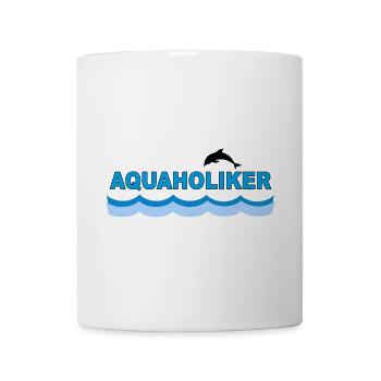 AQUAHOLIC - Mug - white - Front