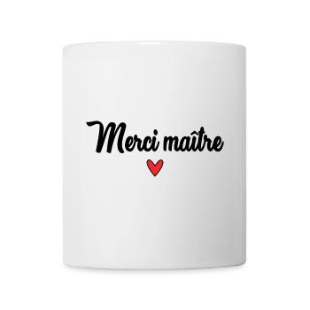 MEISTER. MEISTER. VIELEN DANK. DANKE, MEISTER. MEISTER - Tasse - Weiß - Vorne