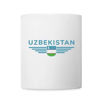 Usbekistan T-Shirt – Stolz und Kultur - Tasse - Weiß - Vorne