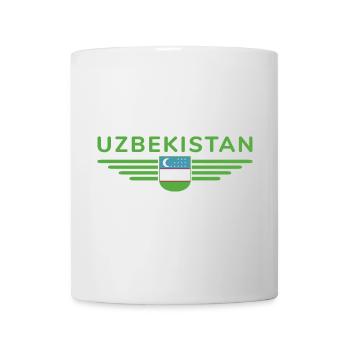 Usbekistan T-Shirt – Stolz und Kultur - Tasse - Weiß - Vorne
