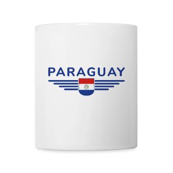 Paraguay Fan T-Shirt - Tasse - Weiß - Vorne
