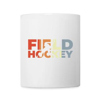 Hockey sur gazon vintage - Mug blanc - blanc - Devant