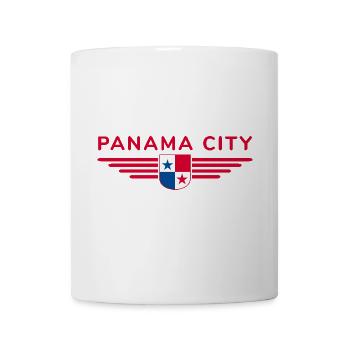 Conception de t-shirt Panama City - Mug blanc - blanc - Devant