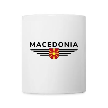 Mazedonien T-Shirt Design für Fans - Tasse - Weiß - Vorne