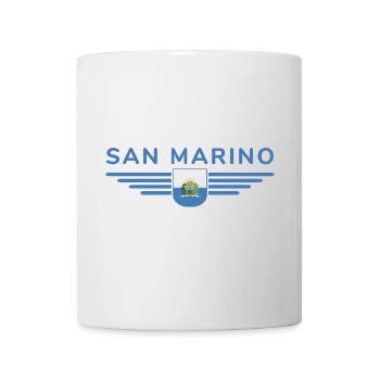 I Love San Marino, T-shirt design de style élégance - Mug blanc - blanc - Devant