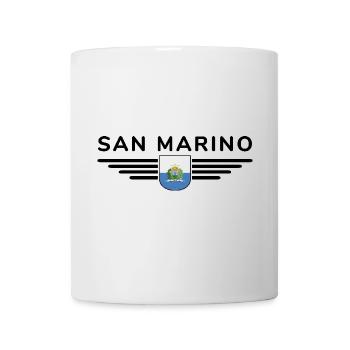 I Love San Marino, T-shirt design de style élégance - Mug blanc - blanc - Devant
