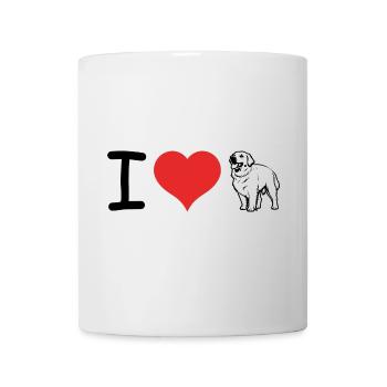I love Golden Retriever - Pet Design - Tasse - Weiß - Vorne
