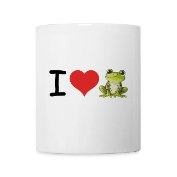J’adore les grenouilles - Frog Memes - Mug blanc - blanc - Devant