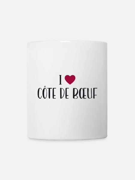 Boucher I Love Côte De Boeuf - Mug blanc - blanc
