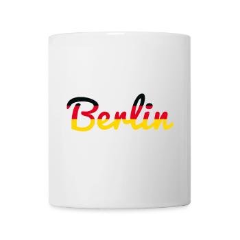 Berlin Deutschland Fan Flagge Design T Shirt - Tasse - Weiß - Vorne
