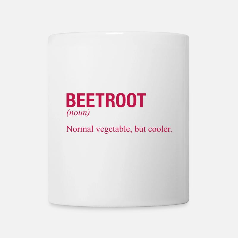 BETTERAVE ROTE BETE - Mug blanc - blanc
