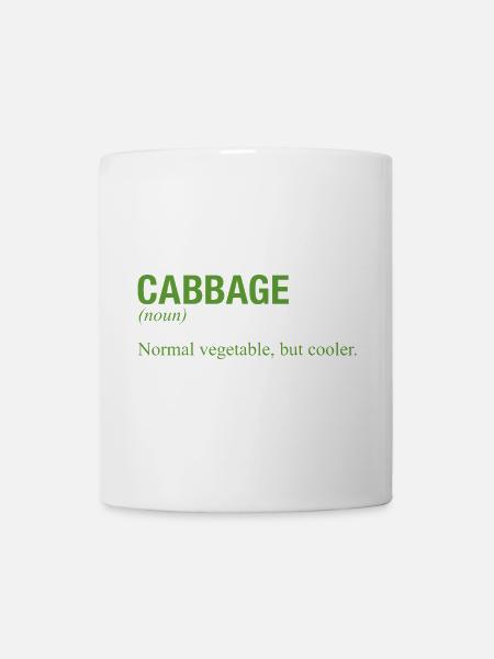 CABBAGE - Tasse - Weiß