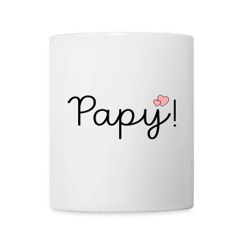 AMOUR PAPY - Mug blanc - blanc - Devant