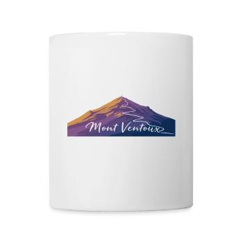 Lebendige Berglandschaft Illustration - Tasse - Weiß - Vorne