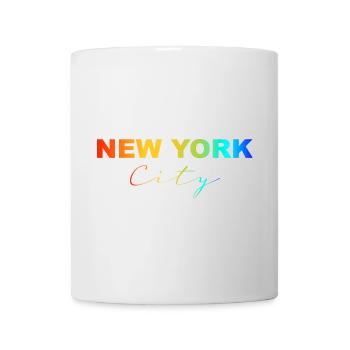 New York City Rainbow - Tasse - Weiß - Vorne