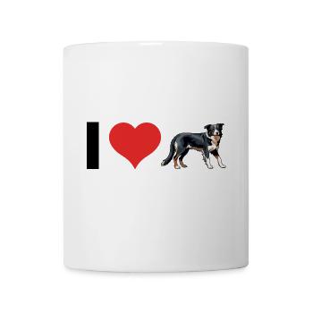 i Love Australian Shepherd - Pet Dog Design - Tasse - Weiß - Vorne