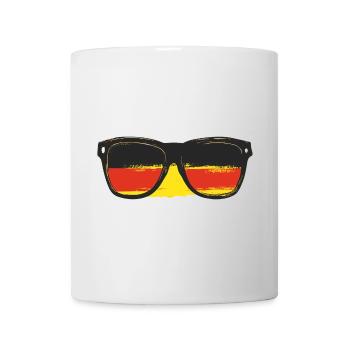 Sunglasses Germany Flag - Mug - white - Front